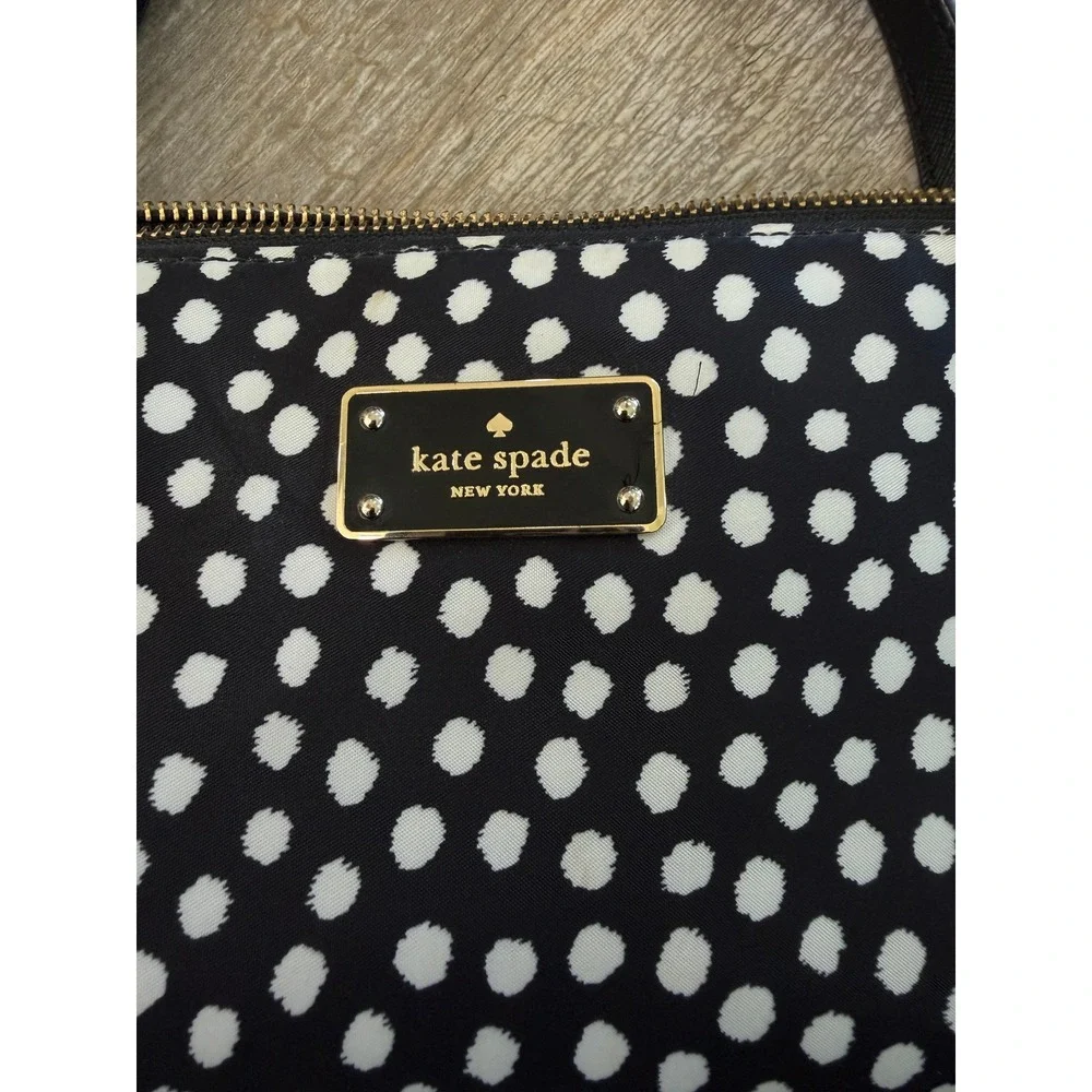 Kate Spade Daveney Wilson Road Musical Dots Laptop Bag Womens Nylon Work Bag